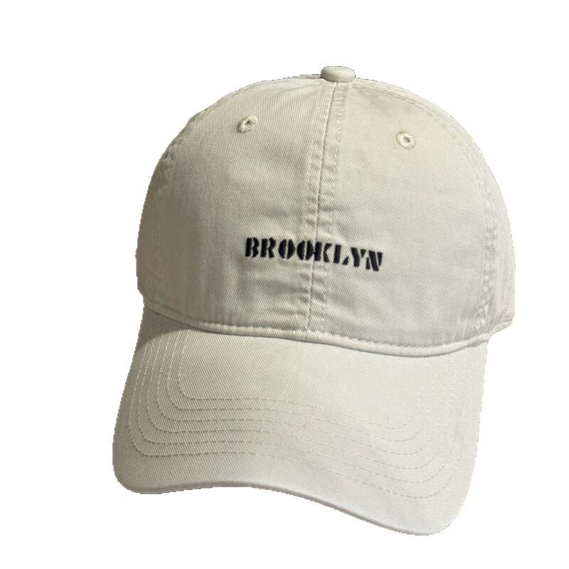 New couple outdoor sports big head circumference pure cotton big brim showing face small cap children's sunshade baseball cap tide