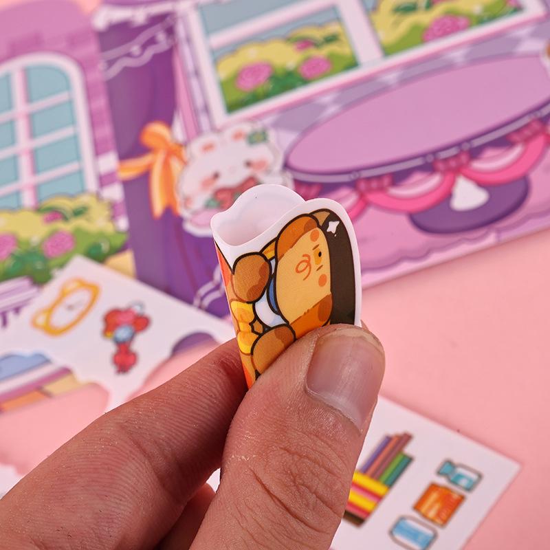Jelly Glue Series: Reusable 3D Sticker Quiet Book for Kids - Educational & Fun