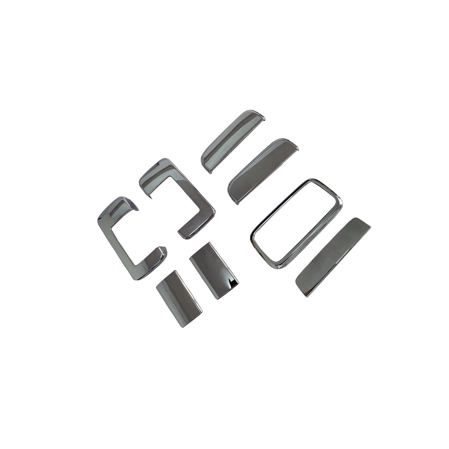 

Hyorabyn Daihatsu New Atley High Jet Cargo S700V S710V 2021.12~ Back Door Handle & No smart key holes серебряный