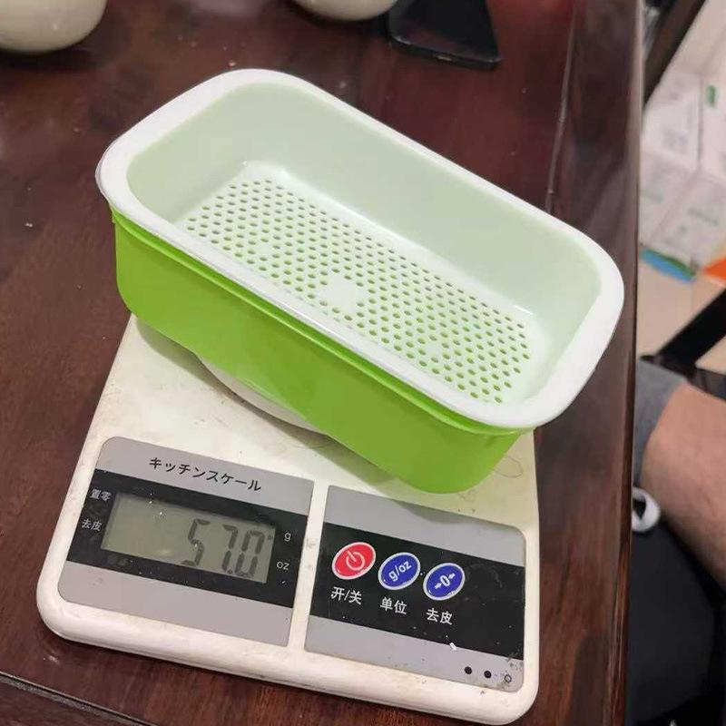 

Bean Sprout Pot - A Household Non-soil Cultivation Tray for Growing Wheat Seedlings and Sprouts - Seedling Pot for Vegetable Seedling Cultivation Seedling pot