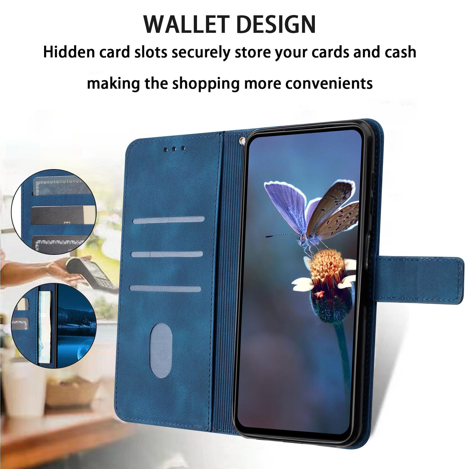 

For iPhone 16 Plus Case Triangle Imprinted Anti-Scratch Phone Wallet Cover Green