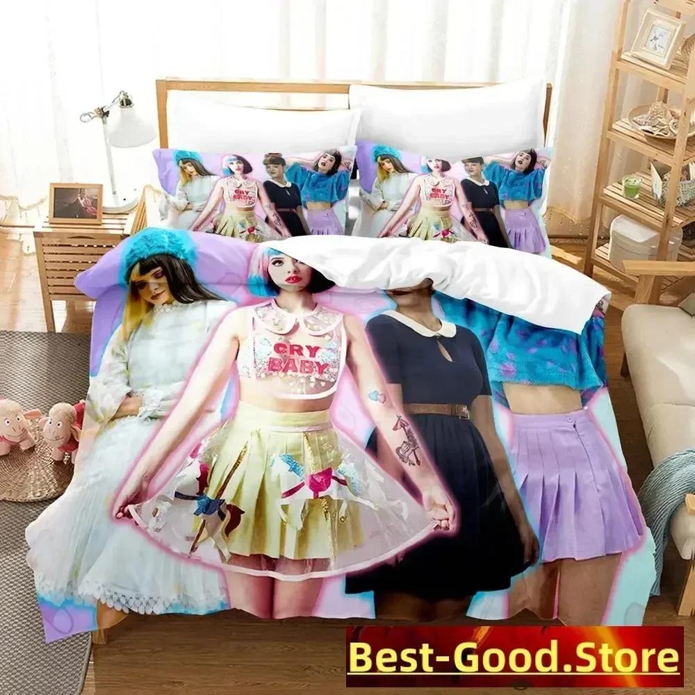 2023 Sexy Singer Melanie Martinez Bedding Set Duvet Cover Sheet Printed Pillowcase Bed Full Queen King Size Comforter Bedroom