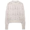 Fashion Style 2024 Fall and Winter New Women's Clothing Easiest for Match Ball-Shaped Woven Round Neck Long Sleeves Knitwear 2142145