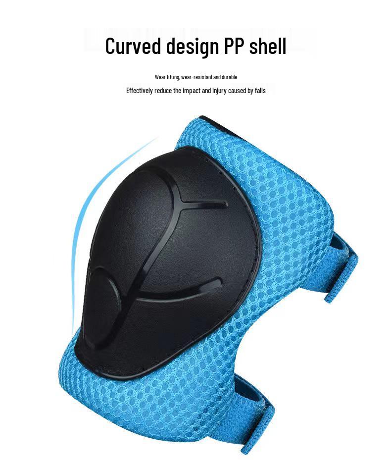 Set protettivo a sette pezzi per skateboard e bici per bambini: Casco, Paramani, Gomitiere, Ginocchiere per Bambini e Bambine.