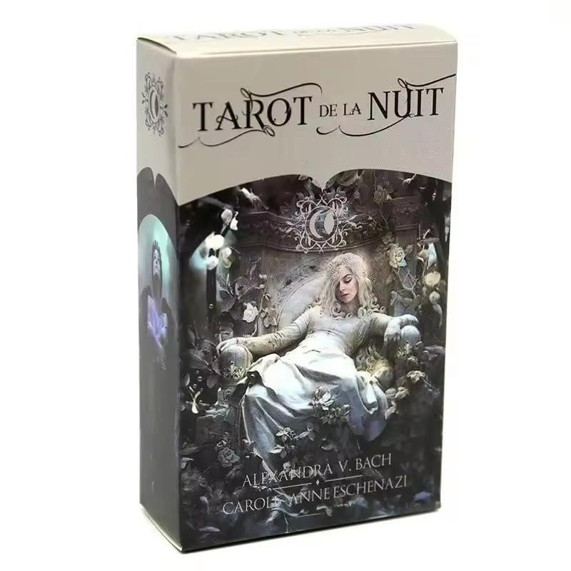 1Pcs Tarot De La Nuit Cards A 78 Deck Oracle English Divination Edition Borad Playing Games