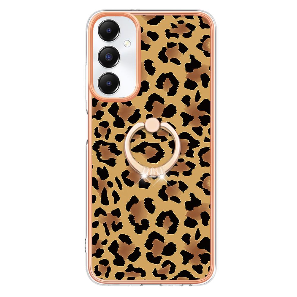 

YB IMD Series-20 Style D for Samsung Galaxy A05s 4G Kickstand Cover Electroplated Phone Case Leopard Print
