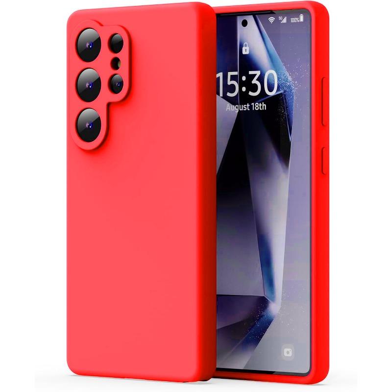 

Suitable for Samsung S25Fe Mobile Phone Case Liquid Silicone S24Ultra Full Cover Anti Fall S23 Solid Color S22 Protective Case 1 Samsung S25