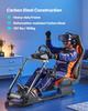 VEVOR Racing Wheel Stand, Heavy-Duty Simulator Cockpit Steering Stand with Dual-Rail Dual-Arm, Fit Logitech G25,G27,G29,G920,G923