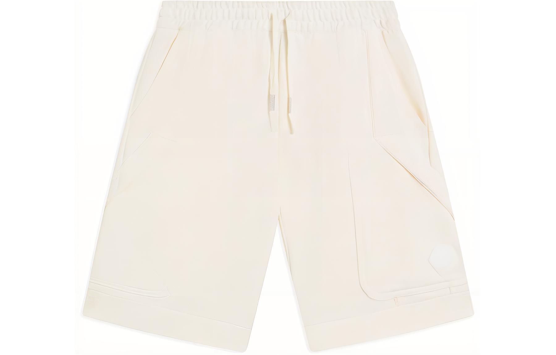 Li Ning Li Ning X Jackie Chan Sports Shorts Men s Ecru AKSSA71-2 M