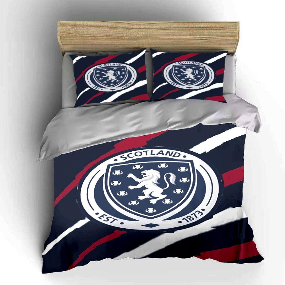 Scotland Flag Bedding Set Bedding Duvet Cover Set Duvet Cover Pillowcases (1 * Duvet Cover 2 * Pillowcases, without duvet insert)