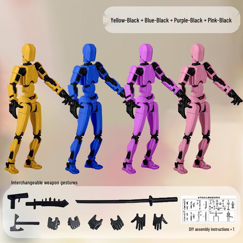 Multi-Joint Posable Robot Mannequin - Decompression Toy