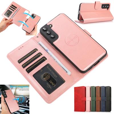 Abnehmbare Leder Geldbörse Kartenfach Hülle Für Samsung Galaxy S23 S24 Ultra S22 Plus S21 FE A34 A54 A14 A53 A52 Magnetische Abdeckung
