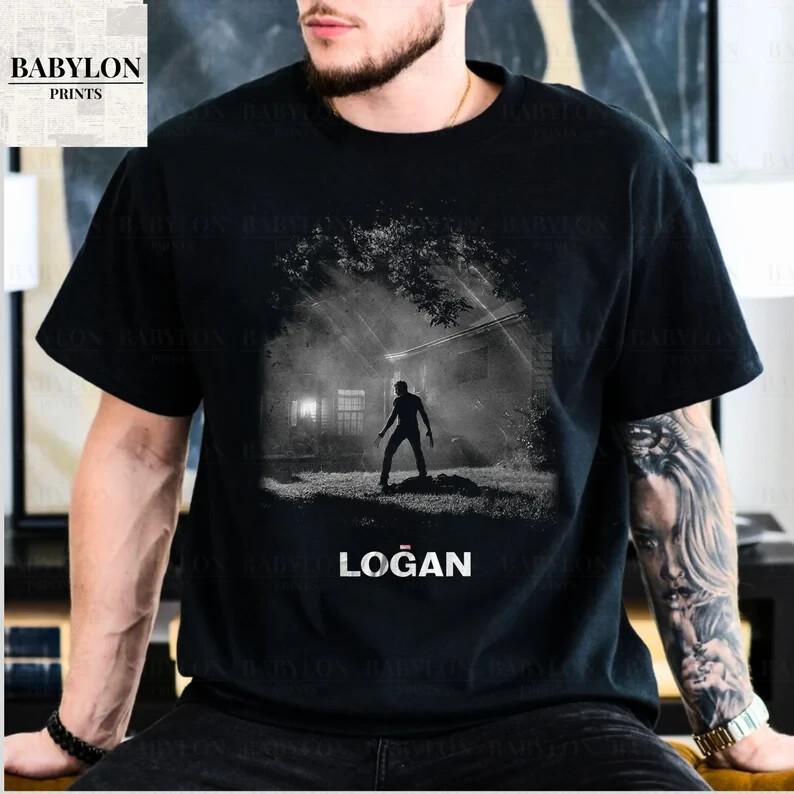 Vintage Logan Wolverine T Shirt, Retro Deadpool and Wolverine Movie Shirt Hugh J Unisex T-Shirt
