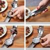2 In 1 Stainless Steel Chestnut Machine Quick Clip Walnut Pliers Chestnut Sheath Cutter Opener Nut Cracker Sheller Kitchen Tool