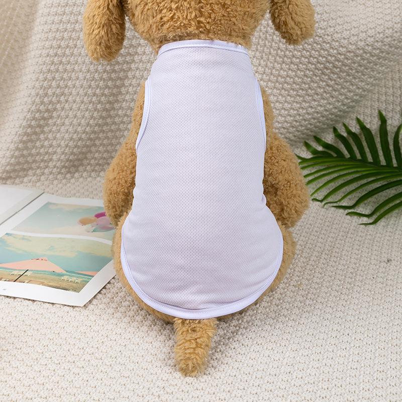 Small Floral Pets T-shirt Dogs Vest Cats Skirt Small Dog Clothing Dog Clothes Spring Summer Thin Dog Vest Breathable Pet T-shirt