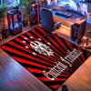 Eintracht Frankfurt Teppich für Wohnzimmer Schlafzimmer Zuhause Sofadekoration, Rutschfeste Bodenmatte für Kinder zum Spielen