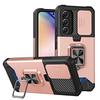 Panzer Hülle Für Samsung Galaxy A16 A26 A36 A56 5G A06 A15 A25 A35 A55 A14 A34 A54 Schiebe-Linsenschutz Mit Kartenhalter-Steckplatz Abdeckung