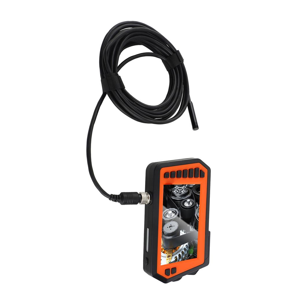 Industrial Endoscope IP68 4.3inch HD Screen 1080P 2600mAh Borescope Inspection Camera with 8 LED Lights