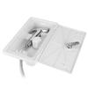 Motorhome Shower Box Exterior Shower Box Exterior Shower Box Hot Cold Switch with 2 Keys Kit for Marine Boat Motorhome