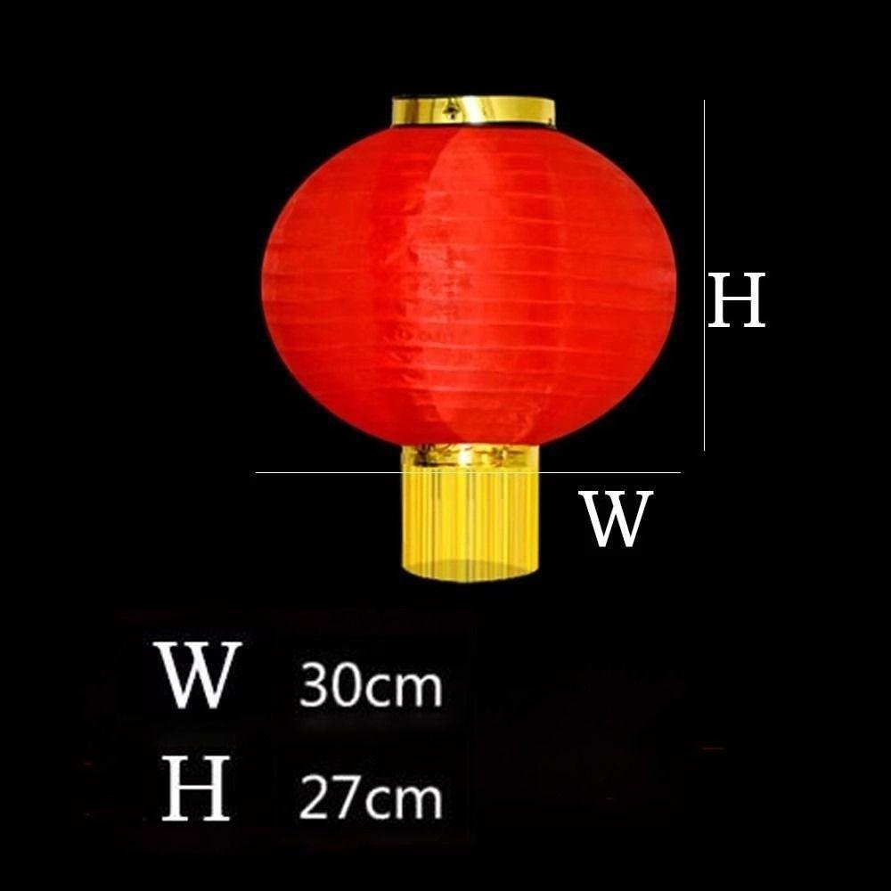 Cloth Festive Lantern Round Shape Hanging Lantern Chinese Lantern for Wedding Party Decorations