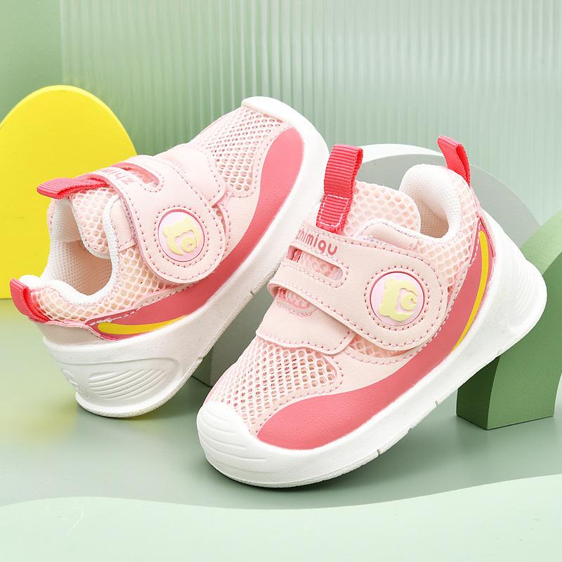 Boys' Sandals, Boys' Summer Learning-to-walk Shoes, 0–1/2 Years Old Infant Anti-slip Soft Sole Mesh Shoes, Girls' Baby Shoes