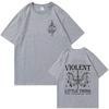 Violent Little Thing Fourth Wing Fan Gift T-shirt Women and Men O-neck Summer Regular Oversized Dragon Rider Casual Shirt