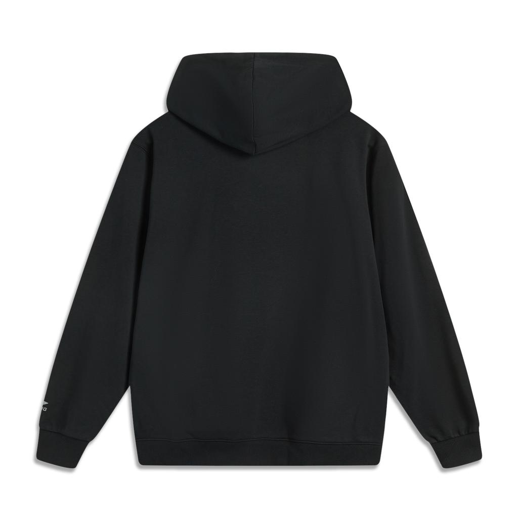 Li Ning Sports Lifestyle Series High Street Americká Retro Móda Všestranná Mikina s Kapucí s Potiskem Pletená Dlouhý Rukáv AWDV811-1