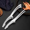 Korean Style Stainless Steel BBQ Food Tongs Barbecue Meat Toast Bread Steak Clip Hotel Restaurant Kitchen Supplies Accessories