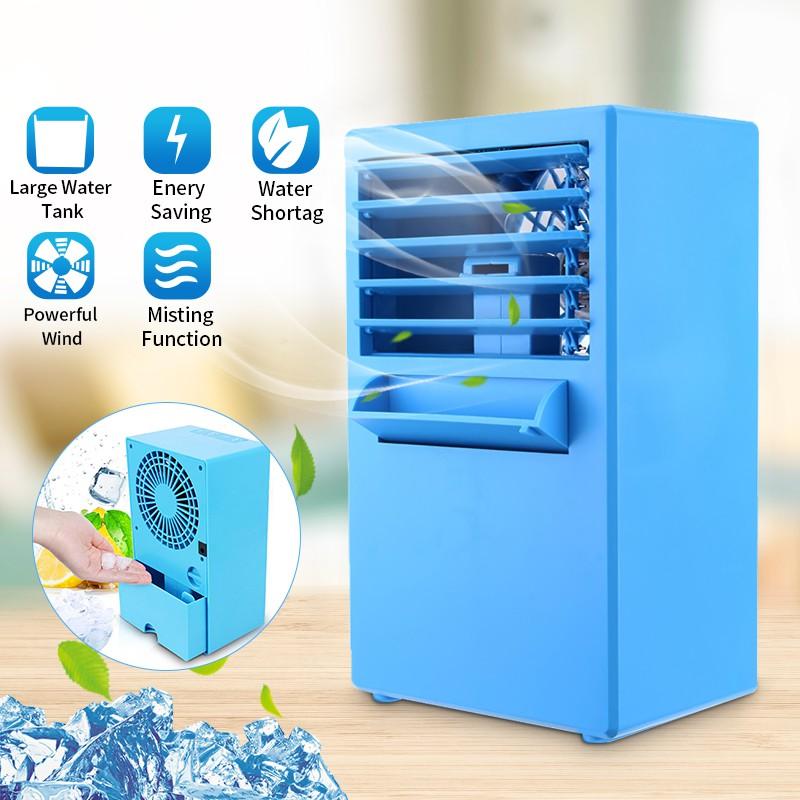 Portable Air Conditioner Fan 24V 3 Cooling Put Water Ice Quiet Fan Wind Speed Outdoor Travel Device On Home Office 24W