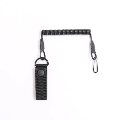 1 buc. Breloc Elastic de Exterior Tactice Anti-pierdere Coardă cu Arc Centură de Siguranță Inel pentru Chei Lanț Lanternă Accesorii de Vânătoare