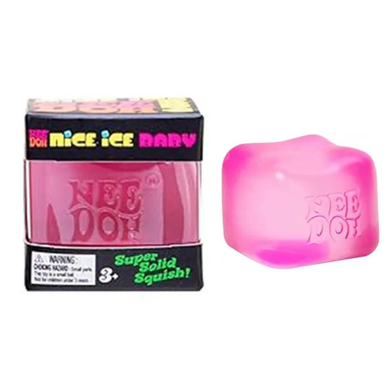 Schylling Needoh Nice Cube Sensorischer Fidget Cube Stressabbau Quetschwürfel Anti-Angst Knetobjekt Für Konzentration ADHS-Bevölkerung