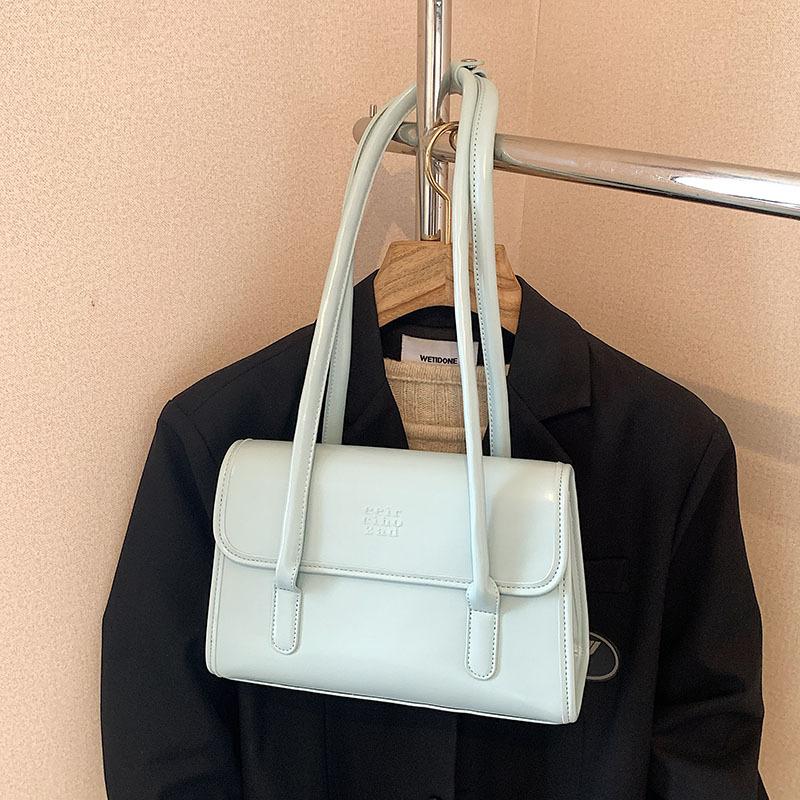 

Large-capacity bag women s autumn and winter 2025 new versatile fashion shoulder underarm bag niche design work commuter bag синий