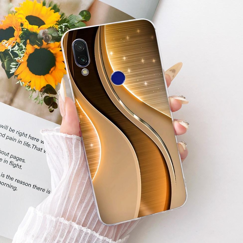 Case For Redmi 7 Cover Transparent Cute Cat Fashion Butterfly Funny Painted Casing M1810F6LI M1810F6LH M1810F6LG