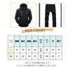 Four leaf Breathable Rain Suit Jacket and Pants for Spring and and and Cold Weather Protection Men's Waterproof, Windproof, Water-Repellent, Set,