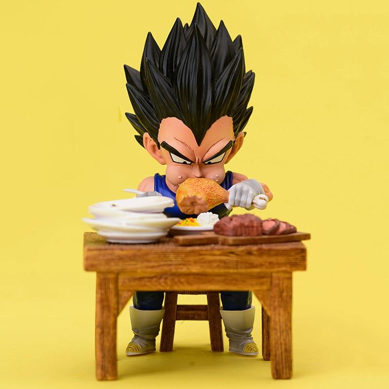 Vegeta Figure Son Goku Eating Pvc Action Figures Collection Model Toys For Children Christmas Gifts