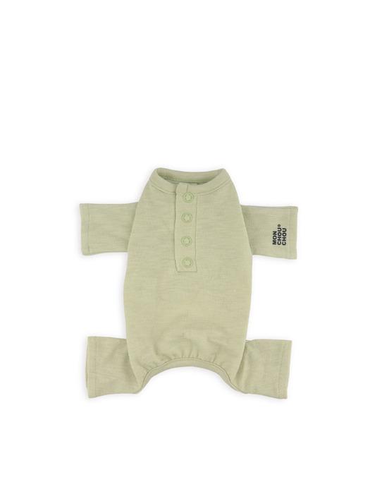 

MONCHOUCHOU Basic Logo Jumpsuit Avocado 2XL