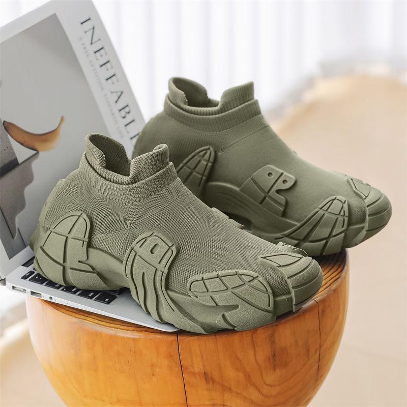 Pantofi sport casual pentru bărbați 2025, respirabili, din plasă Flyknit, slip-on