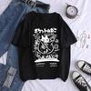 New Men Women Cartoon T-Shirts Harajuku Kawaii Cat Printed Short Sleeve Tees Couple Streetwear Clothes Y2K Tops Graphic T Shirts