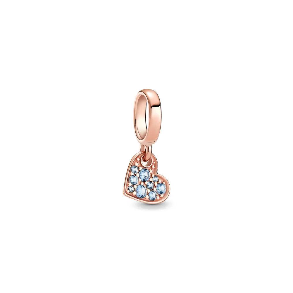 New Fashion Copper Family Tree Heart Dangle Charm Bead Pandent Fit Original Bracelet Accessories Diy Women Jewelry