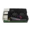 Raspberry Pi 5B Dual Fan Aluminum Alloy Case with Passive Cooling