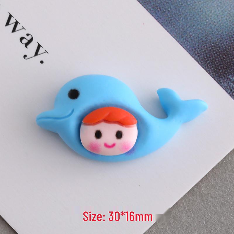 DIY Cute Cartoon Animal Resin Accessories: Hair Clips, Ties, Phone Charms