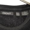 DKNY DONNA KARAN NEW YORK Short Sleeve Pile Ground T-shirt S Black Plain Men's Used