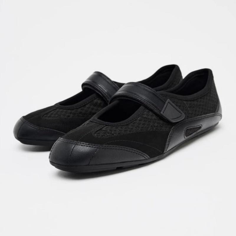 Modische Ballerinas Damen Mary Jane Loafers Schuhe 2025 Frühling Neue Mode Lässige Ballerinas Bequemes Weiches Leder Elegant Kleid Damen Ballerinas