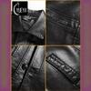 Men's Plus Velvet Thickened Leather-Fur Jacket - Dad Style, Loose Fit, Winter Coat