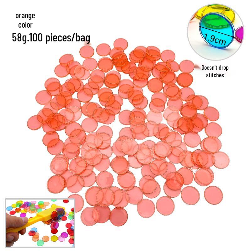 Magnetic Color-Matching Discs for Scientific Experiments and Teaching
