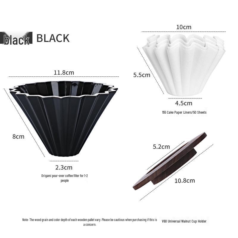 Dopamine Origami Ceramic Pour-Over Coffee Filter Cup