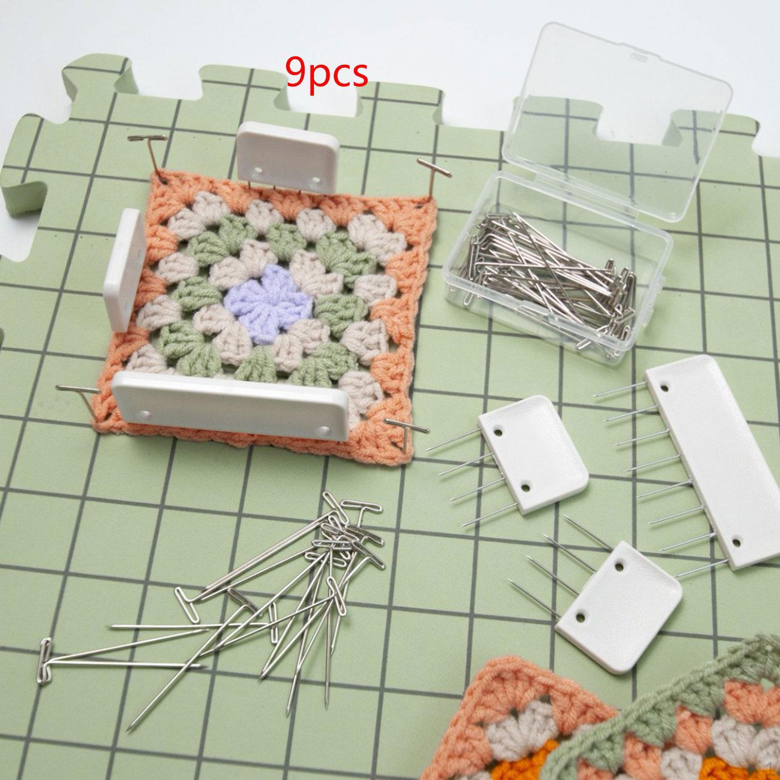 

Блокирующие коврики для вязания квадратных досок Подарочное оборудование Легкие с линиями сетки Рукоделие 9 Mats