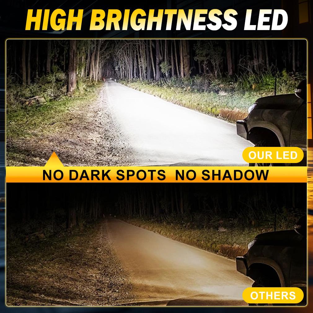 2Pcs 20000LM H4 H7 LED Headlight Bulbs 1:1 Mini Canbus H1 H11 H8 Led Lamp 9005 HB3 9006 HB4 Car Headlamp Fanless DRL Light Auto Fog Lamps 6500K White