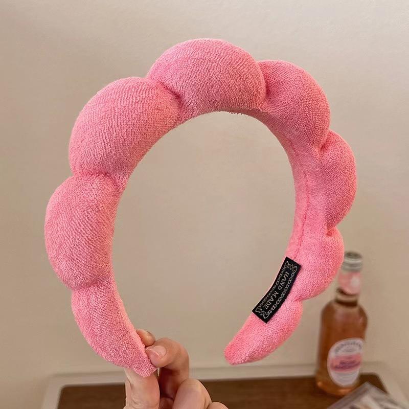 

Облако Губка повязка для волос Мягкие повязки на голову Поворотная повязка на голову Ретро Французская широкая повязка для волос Watermelon Red