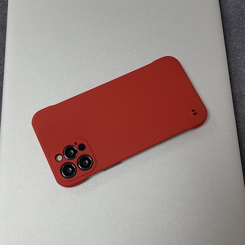 Applicable To IPhone17 Frameless Phone Case Matte Pc Apple 16 Promax Half Bag 1514 Bare Metal Feel Hard